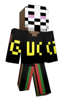 Front of Griian's skin