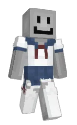 Qoutt's Minecraft skin wearing the Menace cape