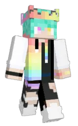 TheGreatSt0rm's Minecraft skin wearing the Migrator cape