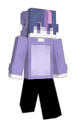 black and east side Minecraft skin — Classic model