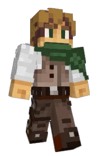 Front of Lantrey's skin