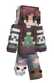 Front of Linako's skin