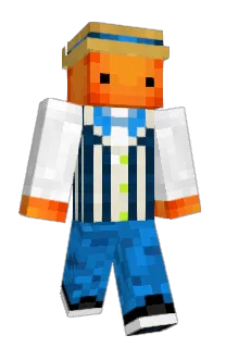 Front of Orangeiz's skin