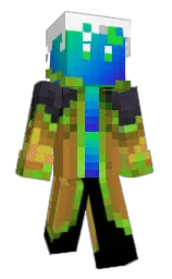 earls green and white Minecraft skin — Classic model — first worn by econan
