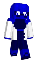 stratos and dark blue Minecraft skin — Slim model — first worn by 11vein