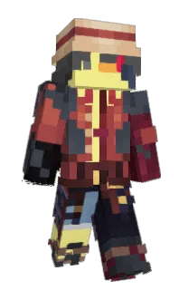 Front of DogForever's skin