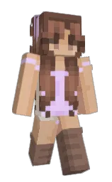 calico and tobacco brown Minecraft skin — Classic model