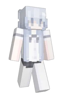 1blue Minecraft avatar full body