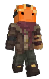 cocoa brown and woody brown Minecraft skin — Slim model — first worn by NotNuggety