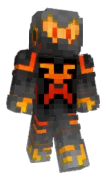 milano red and bright red Minecraft skin — Classic model — first worn by Aurieas