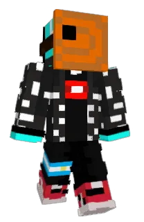 Front of Gribala's skin