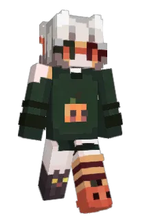 Front of grubberty's skin