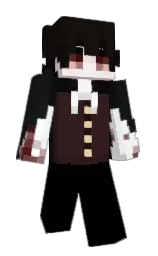 Ravellust's Minecraft skin wearing the Menace cape