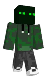 lunar green and english holly Minecraft skin — Classic model