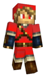 Fire_Link's Minecraft skin wearing the Migrator cape