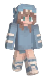 AuRaTK's Minecraft skin wearing the Pan cape