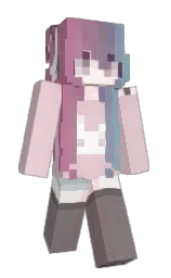 hiana's Minecraft skin wearing the Founder's cape