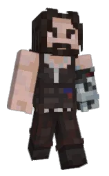 Betrivial's Minecraft skin wearing the Pan cape