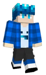 cobalt and pattens blue Minecraft skin — Classic model