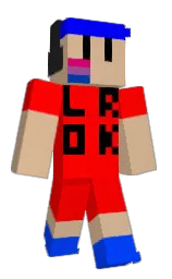 red and cameo Minecraft skin — Classic model