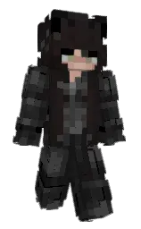 mine shaft and thunder Minecraft skin — Slim model