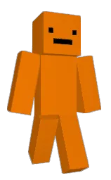 mango tango and black Minecraft skin — Classic model