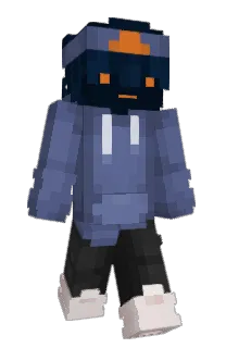 Front of Plued's skin