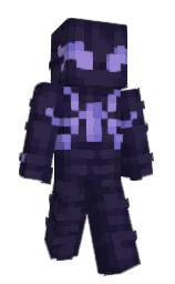 ebony and port gore Minecraft skin — Slim model — first worn by Dark_Reiss