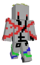 silver chalice and persian red Minecraft skin — Slim model