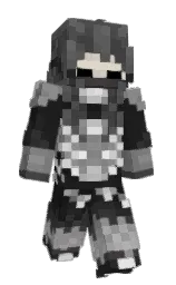 mine shaft and cod gray Minecraft skin — Slim model — first worn by MrWolfix_