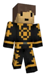 cod gray and english walnut Minecraft skin — Classic model — first worn by Bill_Kasta