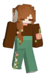 cioccolato and spring leaves Minecraft skin — Classic model