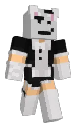silver and alto Minecraft skin — Classic model
