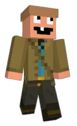 pesto and sandy brown Minecraft skin — Classic model