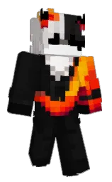 cod gray and selective yellow Minecraft skin — Classic model — first worn by Peakxx