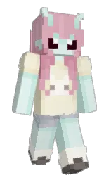 apple green and jagged ice Minecraft skin — Slim model