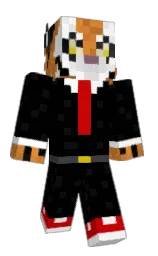 Landon381's Minecraft skin wearing the Aurora cape