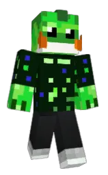 DirtyD3n's Minecraft skin wearing the Migrator cape