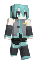half baked and mako Minecraft skin — Classic model
