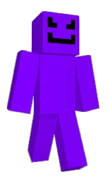 electric violet and blue stone Minecraft skin — Slim model