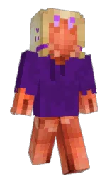 GalaxyCrabb's Minecraft skin wearing the Pan cape