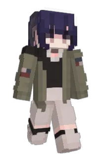 Front of moxho's skin