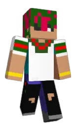 whiskey and white Minecraft skin — Classic model — first worn by whatisviolence