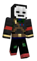 black and mine shaft Minecraft skin — Classic model — first worn by Minifrigo