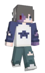 dove gray and east bay Minecraft skin — Slim model — first worn by brandovey