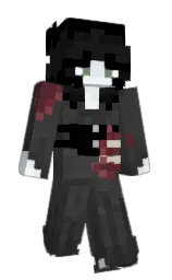 black and mine shaft Minecraft skin — Classic model — first worn by Thistleg0d