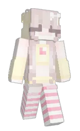 bleach white and scotch mist Minecraft skin — Slim model — first worn by selfieanna
