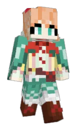 buttermilk and silver tree Minecraft skin — Slim model — first worn by IIamademon