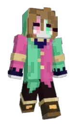 bermuda and deep blush Minecraft skin — Slim model