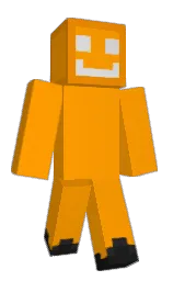 orange peel and tangerine Minecraft skin — Classic model — first worn by Lurkes16